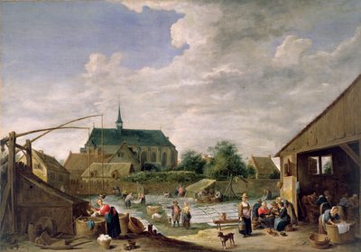 Der Bleichplatz, ca. 1645 von David Teniers the Younger